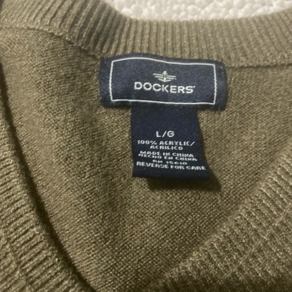 Dockers Men’s Sweater‎ Vest (Large) - Picture 4 of 4